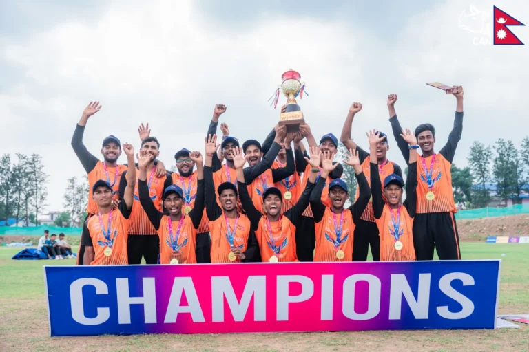 मधेशले उचाल्यो यु-१६ राष्ट्रिय क्रिकेटको उपाधि