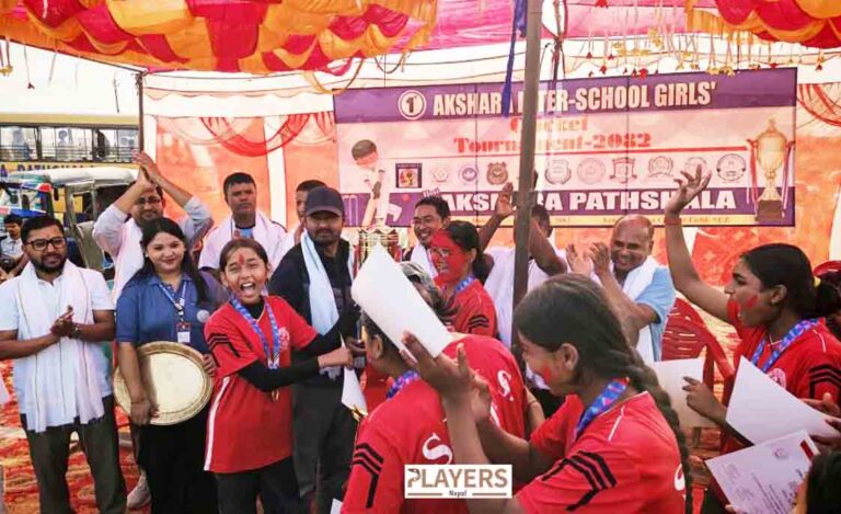 सिमरा पब्लिकलाई ‘प्रथम अक्षरा अन्तरविद्यालय महिला क्रिकेट’ को उपाधि