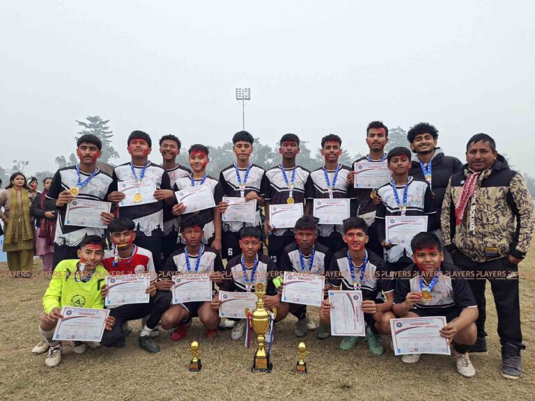 शुभतारा र मोर्डनले उचाल्यो बारा प्याब्सन अन्तरविद्यालय फुटबल उपाधि