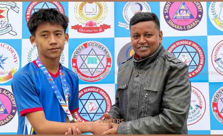 सिमरामा प्रथम बारा प्याब्सन अन्तरविद्यालय फुटबल प्रतियोगिता सुरु