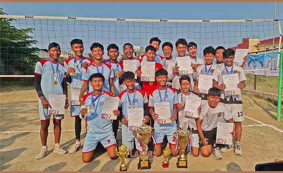 राष्ट्रिय विभूति सामुदायिक शिक्षा सदन चौथो पटक पाथीभरा भलिबल च्याम्पियन