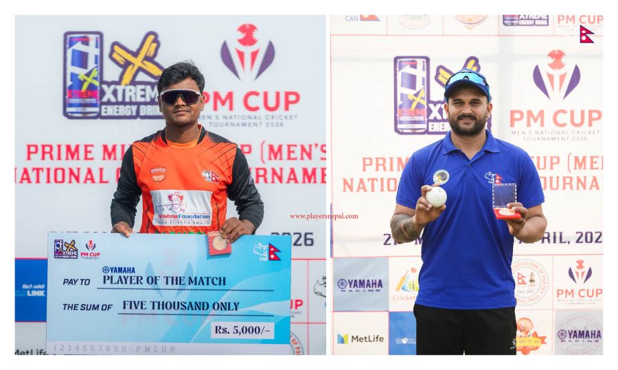 प्रधानमन्त्री कप क्रिकेटः मधेस र कर्णालीको पहिलो जित, अरनिको र दिनेश नायक