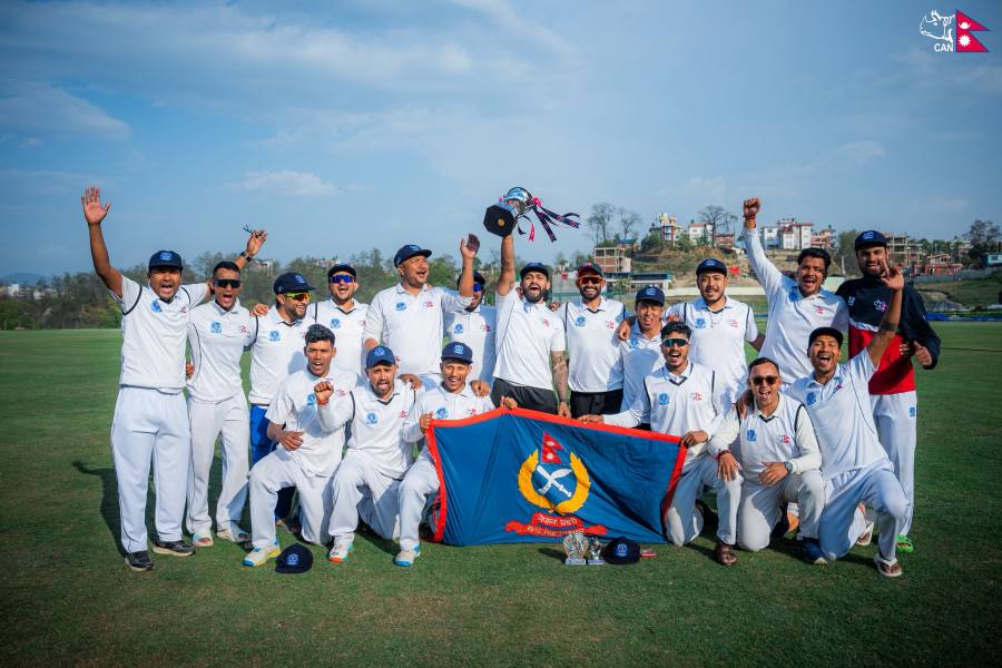 जय ट्रफी मेन्स इलिट कपको उपाधि नेपाल पुलिसलाई, आर्मी पराजित