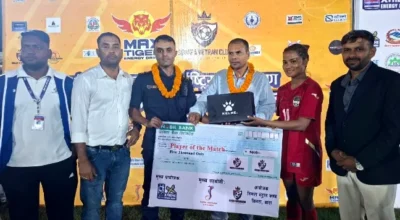 आर्मी जीतपुरसिमरा महिला फूटबलको फाइनलमा